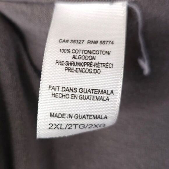 Vintage Infamous Dragon T Shirt Mens Size 2XL Gray Y2K Tattoo Flash - Picture 6 of 7